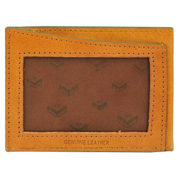 J.FOLD Front Pocket Leather Wallet - Brown